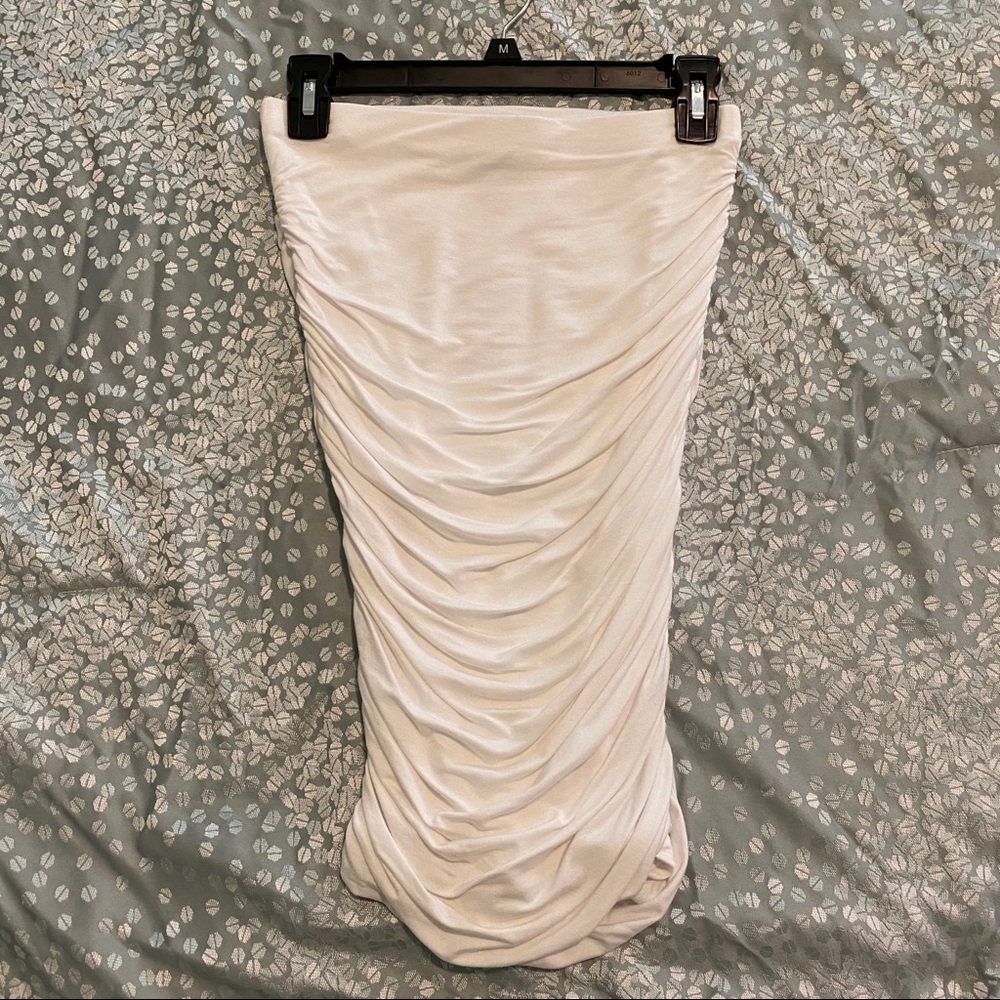 Forever 21 White Ruffled Dress